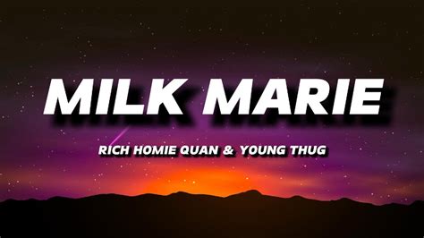 milkmarieeeeeeeeeee|Rich Gang – Milk Marie Lyrics